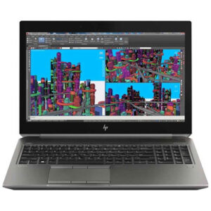 Refurbished HP ZBook 17 G5 Mobile Workstation with Core i7 8th Generation processor, 16GB RAM, and 512GB SSD, showcasing its sleek design and high-performance features