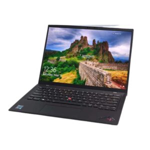 Refurbished Lenovo ThinkPad X1 Carbon laptop with Intel Core i5-6th Gen, 7th Gen, or 8th Gen processor, 8GB RAM, and 256GB SSD, ideal for business use, available in the UAE.