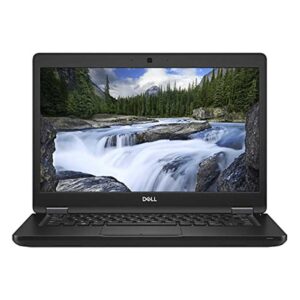 Refurbished Dell Latitude 5490 Ultrabook featuring Intel Core i5-8th Generation or Core i7-8th Generation, 8GB RAM, and options for 256GB or 512GB SSD