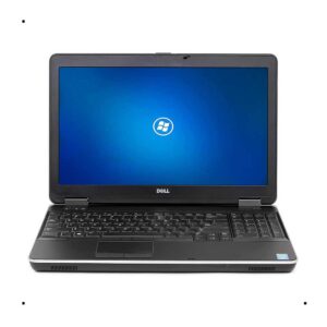 Refurbished Dell Latitude E6540 business laptop with Intel Core i5 or i7 4th generation processor, available with 4GB or 8GB RAM and 512GB or 500GB SSD.