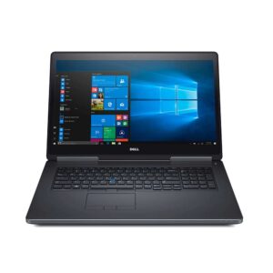 Refurbished Dell Precision 7720 laptop featuring Intel Core i7-6th Generation processor, 16GB RAM, and 512GB SSD