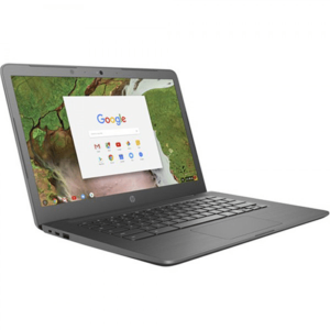 Refurbished HP Chromebook 14-X00-3TU with Intel Processor, 2GB RAM, and 16GB SSD, offering affordable performance for everyday computing tasks.